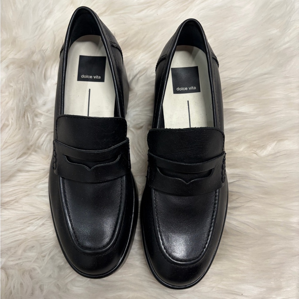 Dolce Vita Black Loafers